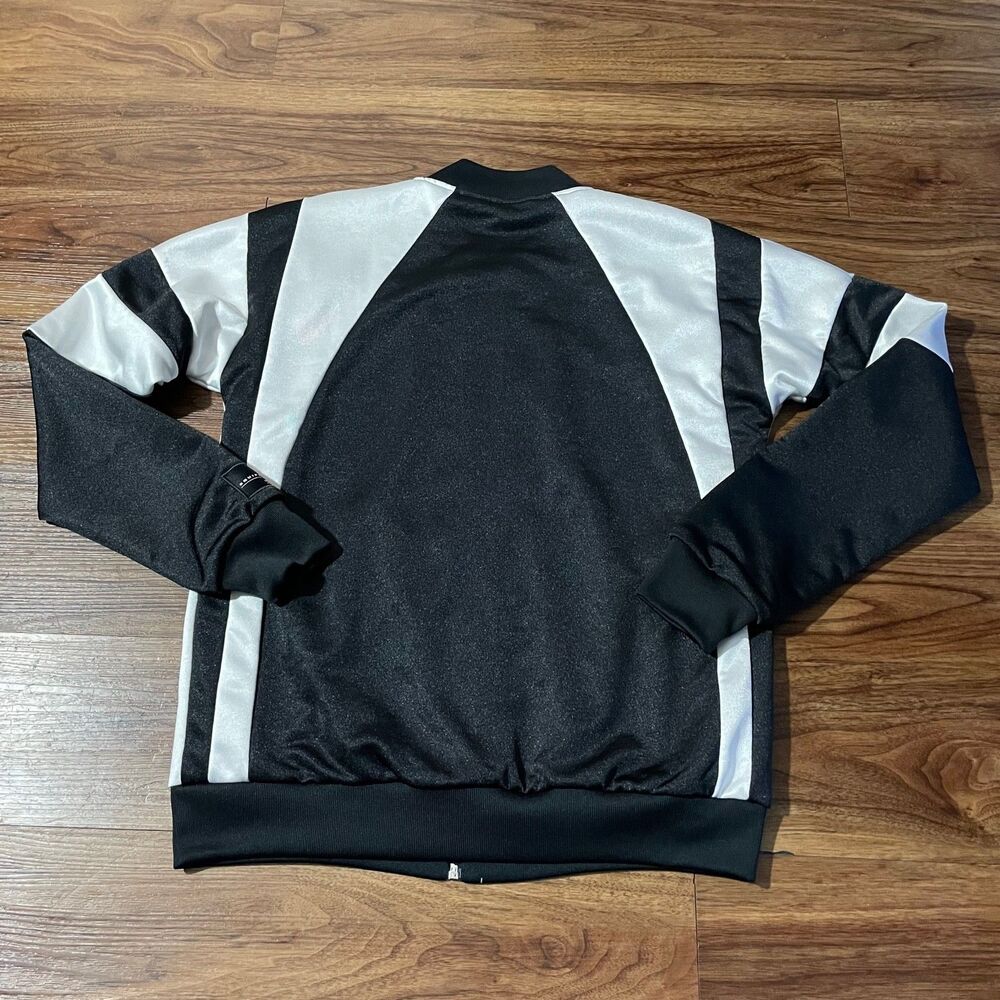 Adidas Originals Casual Colorblock Full Zip Jacket Black/White Womens Size M - Picture 8 of 10